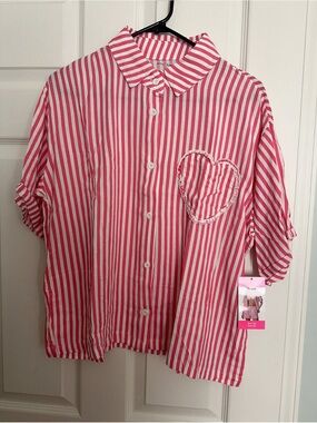 NWT Betsey Johnson Women's Short Sleeve &  Short Pajama Set